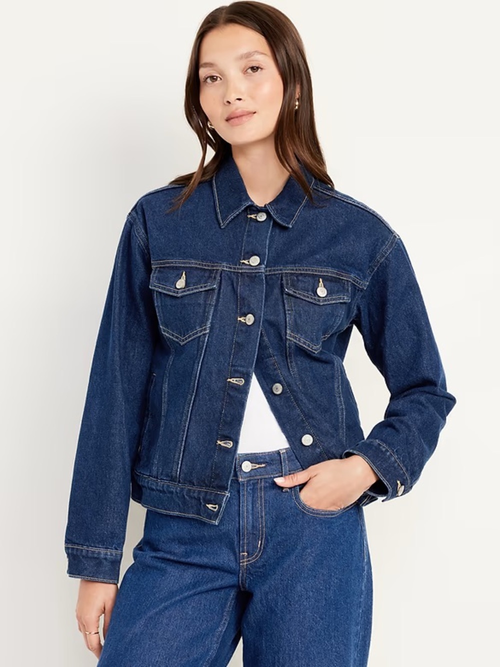 Old Navy Classic Dark Blue Denim Jacket